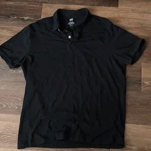 H&M Black And Blue Polos